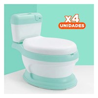 Pack4 Ligero Infantil Verde para Hogar con Manejo Facil y Uso Constante